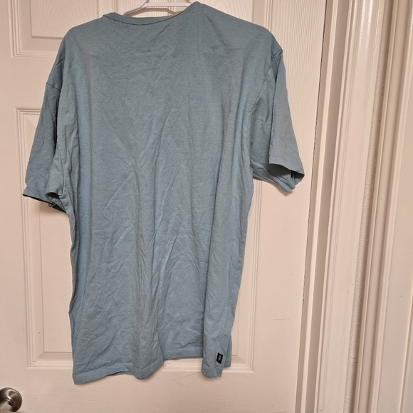 Vans Blue Green Cotton T-Shirt Men’s XL Logo Patch Pocket Casual - Picture 3 of 14
